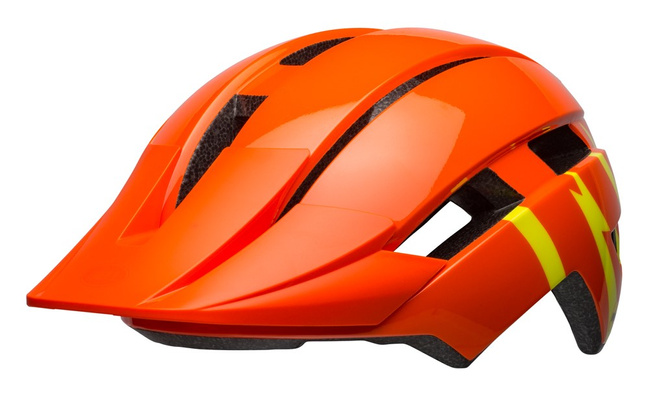 Kask juniorski BELL SIDETRACK II orange yellow roz. Uniwersalny (50–57 cm)