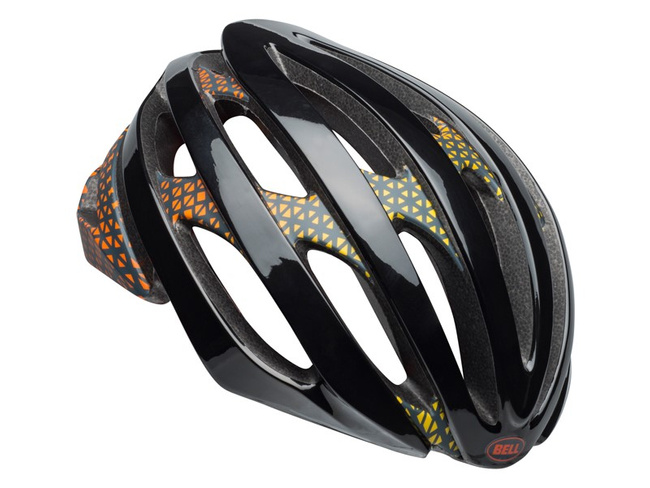 Kask szosowy BELL STRATUS INTEGRATED MIPS circuit matte gloss black yellow orange roz. M (55-59 cm)