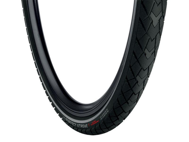 Opona gravel VREDESTEIN PERFECT XTREME 28x1.5/8x1.3/8 (37-622) drut wkładka antyprzebiciowa refleks czarna