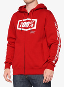 Bluza męska 100% SYNDICATE Hooded Zip Sweatshirt Chili Pepper