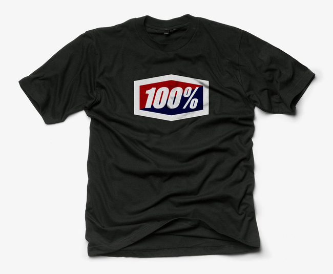 T-shirt 100% OFFICIAL krótki rękaw black