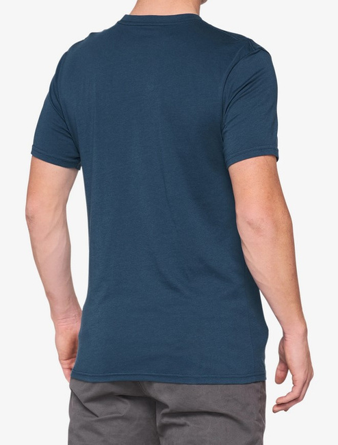 T-shirt 100% NORD krótki rękaw slate blue