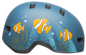 Kask dziecięcy BELL LIL RIPPER clown fish matte gray blue