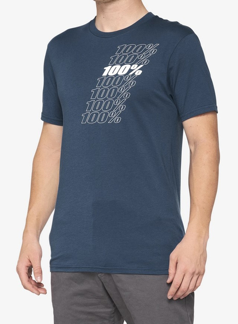 T-shirt 100% NORD krótki rękaw slate blue