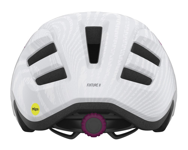 Kask dziecięcy juniorski GIRO FIXTURE II INTEGRATED MIPS matte white pearl white ripple fade roz. Uniwersalny (50-57 cm)