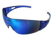 Okulary LAZER MAGNETO Crystal Blue (Smoke-Blue REVO, Yellow-Blue Mirror, Clear)