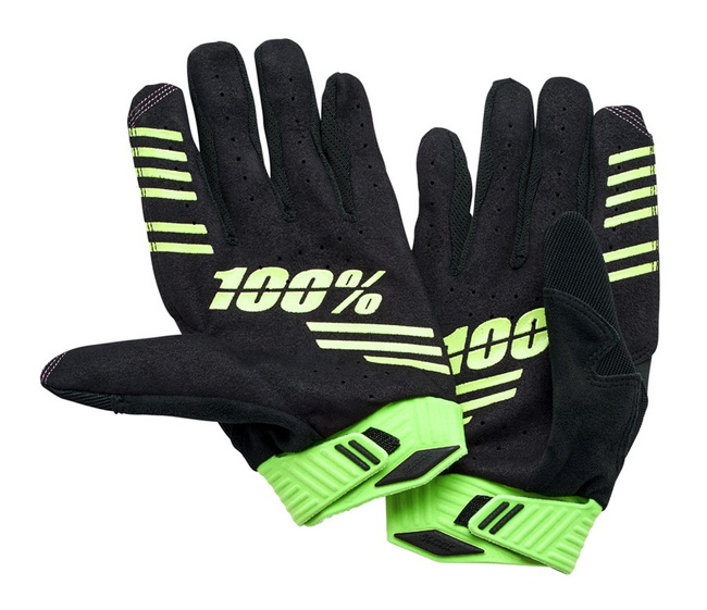 Rękawiczki 100% R-CORE Gloves Black Lime