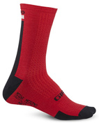 Skarpety GIRO HRC + MERINO WOOL dark red black grey