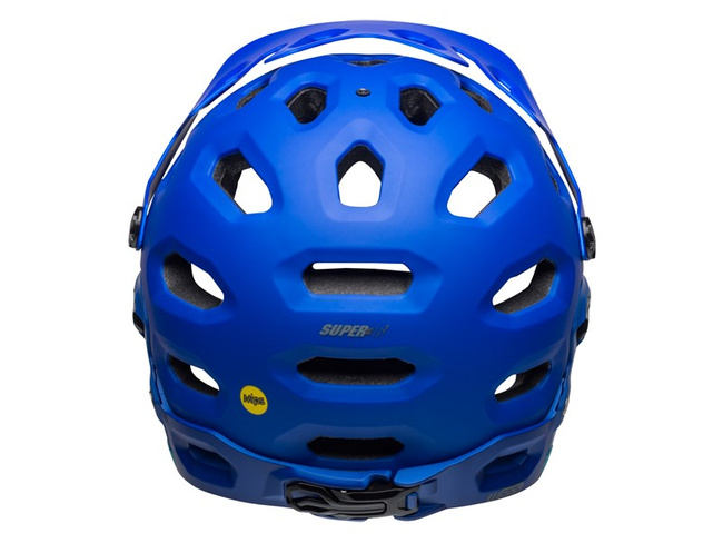 Kask full face BELL SUPER 3R MIPS matte blue bright blue