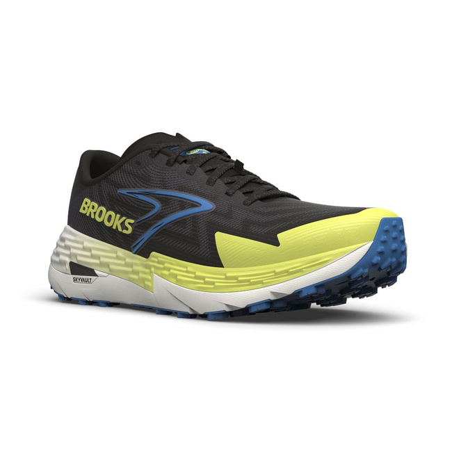 Buty do biegania męskie Catamount 4 w terenie czarne - Brooks-Running