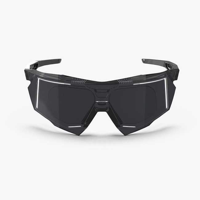 Okulary Scicon Aerostorm - Smoke Black + Rx Optical Instert
