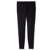 Momentum Thermal Tight Damskie Legginsy Do Biegania Czarne - Brooks-Running