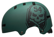 Kask bmx BELL LOCAL mate green black skull roz. L (59–61.5 cm)