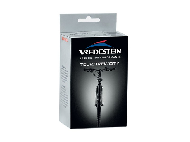 Dętka trekking VREDESTEIN Tour/Trek/City 27x1.5 - 28x1.5/8x1.5 (32/47-609/635), Dunlop 40 mm, 185g