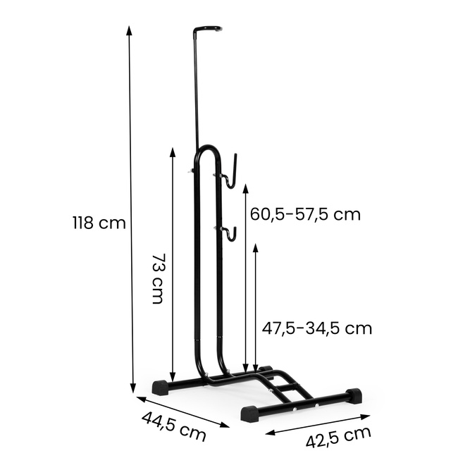 Stojak rowerowy 3w1 uchwyt na rower serwisowy czarny - ModernHome