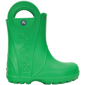 Kalosze dla dzieci Crocs Handle Rain zielone 12803 3E8