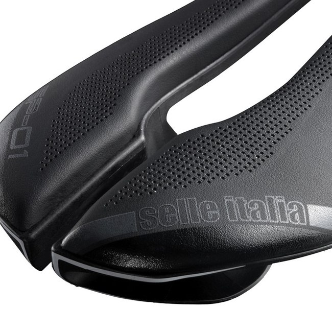 Siodło SELLE ITALIA SP-01 BOOST KIT CARBONIO SUPERFLOW L (id match L3), Carbon/keramic Rail, Fibra-Tek, 166g