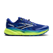 Buty do biegania męskie Cascadia 19 w terenie niebieskie szerokie 2E - Brooks-Running