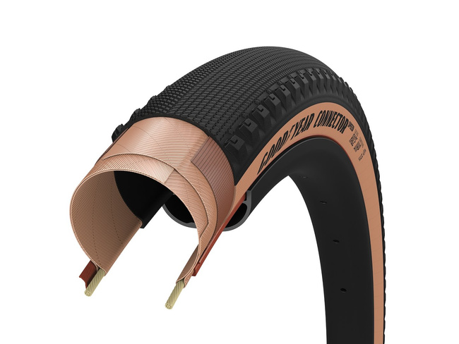 Opona Goodyear - Connector Speed Race 700x45 / 45-622 Tlr k. Transparent.