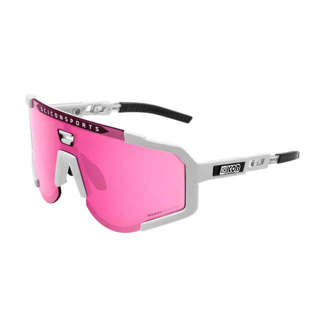 Okulary Scicon Aeroscope White Gloss - Scnpp Pink