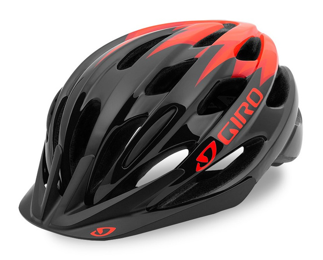 Kask dziecięcy juniorski GIRO RAZE matte black vermillion roz. Uniwersalny (50-57 cm)