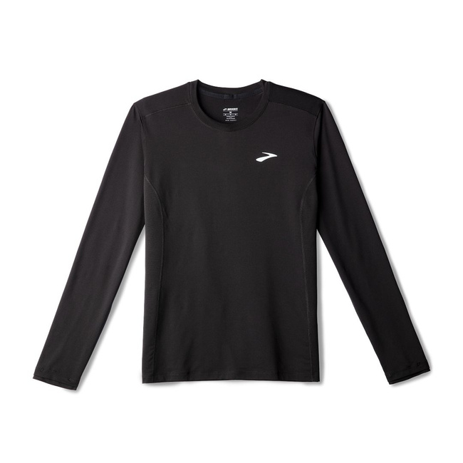 Męska koszulka do biegania Atmosphere Long Sleeve 3.0 Czarna - Brooks-Running