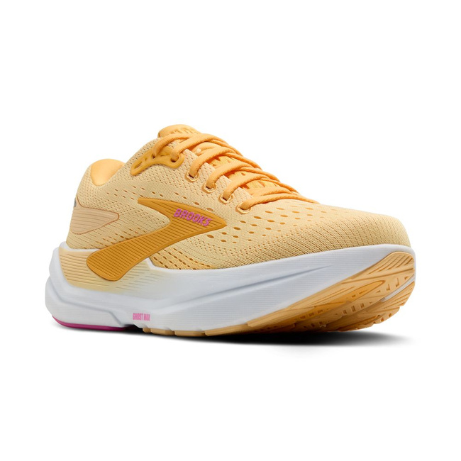 Buty do biegania damskie Ghost max 3 na asfalt pomarańczowe - Brooks-running