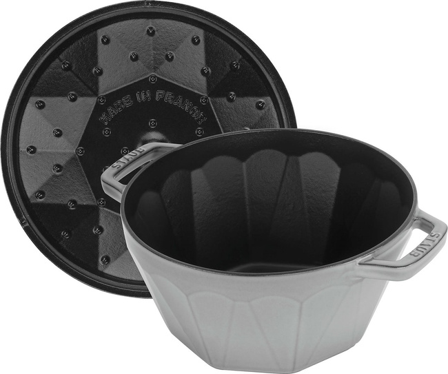 Staub Special Cocotte Garnek Żeliwny Diament 2.8 Ltr, Szary