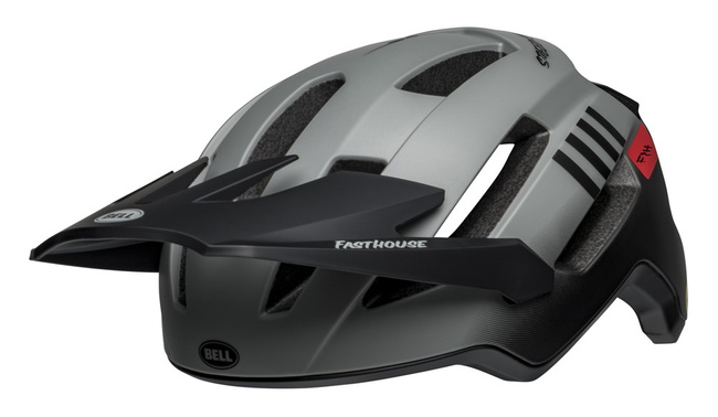 Kask mtb BELL 4FORTY AIR INTEGRATED MIPS fasthouse matte gloss gray black