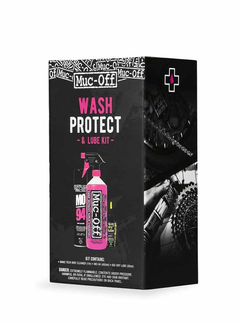 Muc-Off Zestaw Mycie, Ochrona, Smarowanie Na Suche Warunki Clean, Protect And Lube Kit (Dry Lube Version)