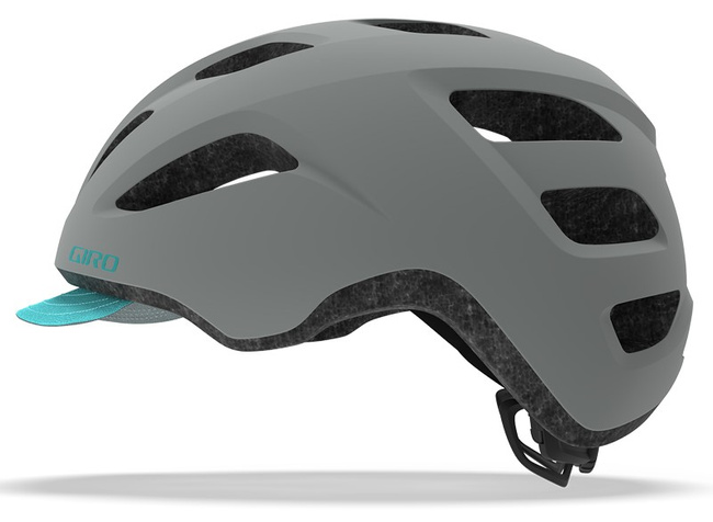 Kask miejski GIRO TRELLA matte grey dark teal roz. Uniwersalny (50-57 cm)