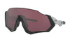 Oakley Flight Jacket - Matte Black/Sliver - Prizm Road Black- 009401-0937 - okulary przeciwsłoneczne