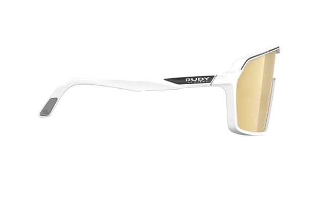 Okulary Rudy Project Spinshield White Matte - Multilaser Gold
