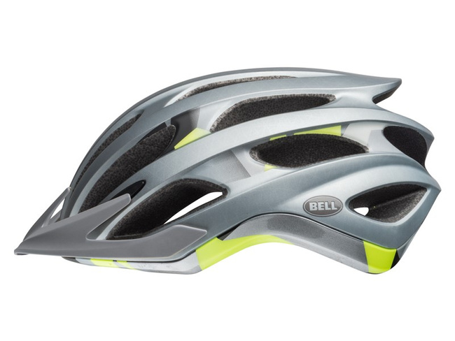 Kask mtb BELL DRIFTER matte gloss silver deco roz. M (55–59 cm)