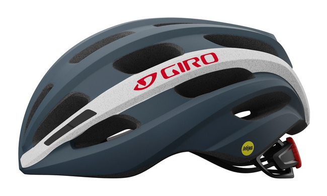 Kask szosowy GIRO ISODE INTEGRATED MIPS matte portaro grey white red roz. Uniwersalny (54-61 cm)