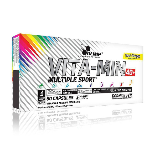 Witaminy Vita-Min Multiple Sport 40+ Mega Caps 60kaps - Olimp