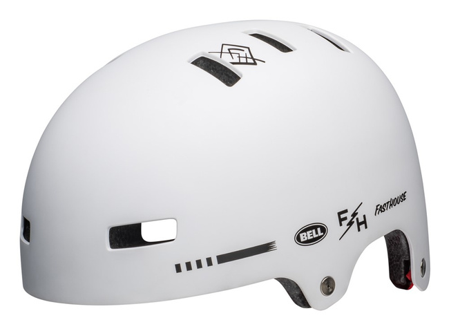 Kask bmx BELL LOCAL matte white fasthouse roz. M (55–59 cm)