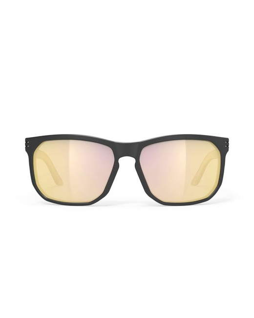 Okulary Rudy Project Soundrise Black Matte - Multilaser Gold
