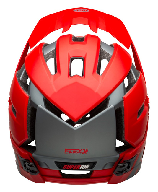 Kask full face BELL SUPER AIR R MIPS SPHERICAL matte gloss red gray