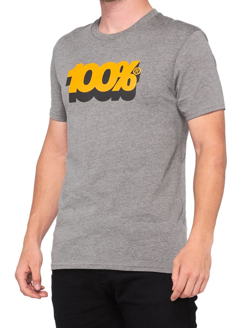 T-shirt 100% VOLTA krótki rekaw Grey