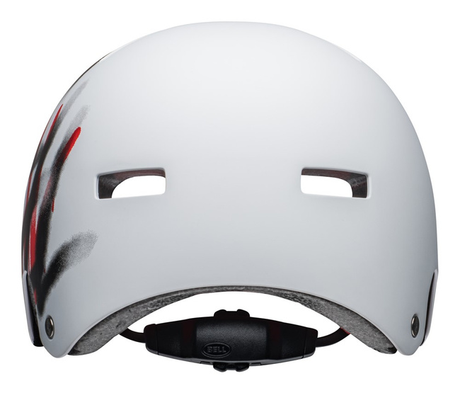 Kask bmx BELL LOCAL matte white scribble roz. M (55–59 cm)