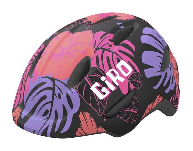 Kask dziecięcy GIRO SCAMP matte black floral roz. XS (45-49 cm)