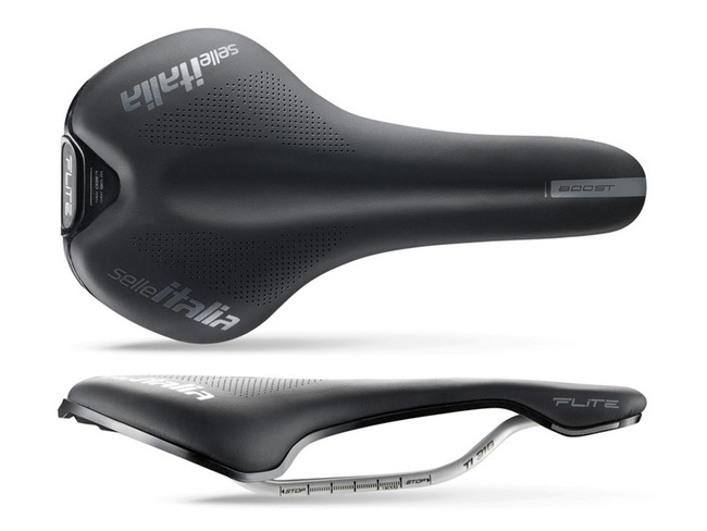 Siodło SELLE ITALIA FLITE BOOST TI316 S TI 316 Rail, Fibra-Tek, 210g.