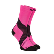 Skarpety Unisex X-Socks Bike Expert Crew Fluo Pink/X Black