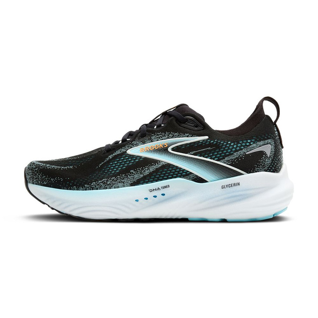 Buty do biegania męskie Glycerin 22 na asfalt czarne - Brooks-Running