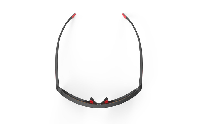 Okulary Rudy Project SPINSHIELD BLACK MATTE - MULTILASER RED