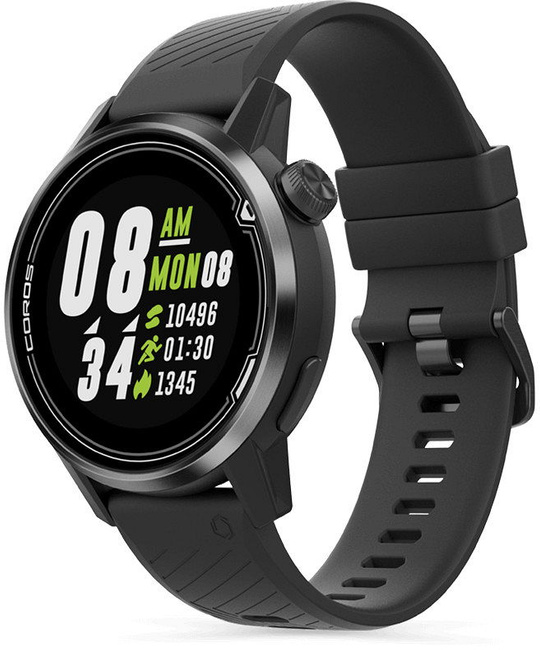 APEX Premium Multisport - Black Gray - Szary z czarnym paskiem - Multisportowy zegarek GPS - COROS