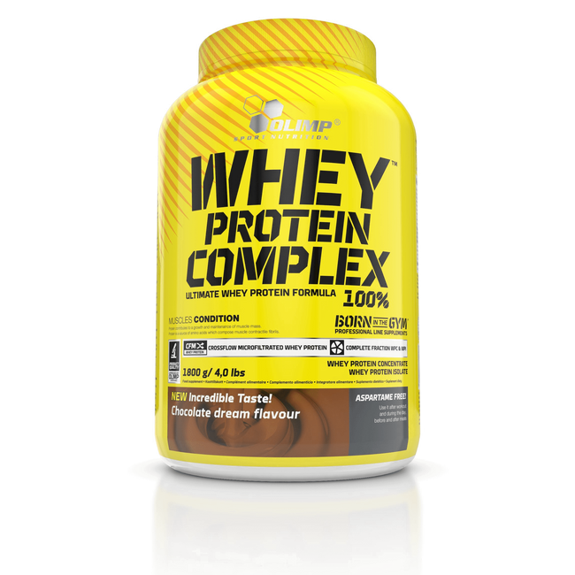 Izolat białka Whey Protein Complex 100% 1800g Czekolada - Olimp